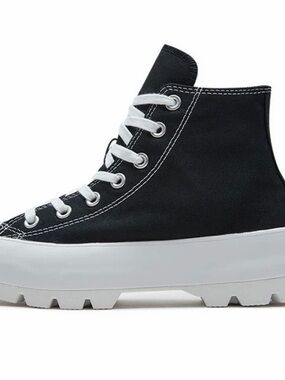 Converse Classic High-Top Platform Canvas Sneaker - Black